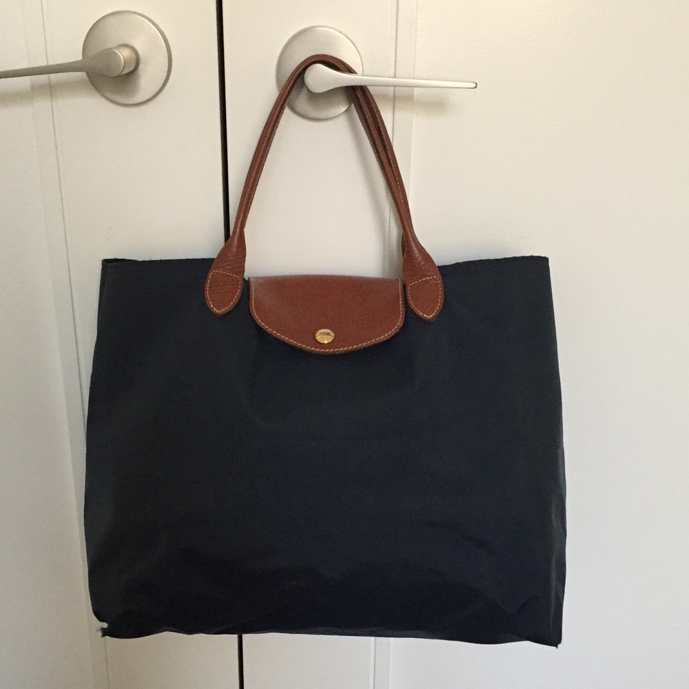 Longchamp handle tote 13.5x11”x5”